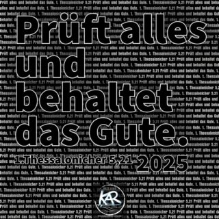 Der erste Monat des Jahres neigt sich dem Ende zu, und der Alltag hat sich wieder eingespielt. Dieses Jahr bin ich eher holprig gestartet, aber inzwischen bin ich wieder im Rhythmus angekommen. Ich bin kein Fan von Neujahrsvorsätzen, weil ich den Trend zur ständigen Selbstoptimierung und den Druck des Perfektionismus nicht unterstützen möchte. Stattdessen glaube ich daran, dass jeder Tag die Möglichkeit bietet, neu anzufangen, kleine Schritte zu gehen und Veränderungen in unser Leben zu integrieren – ohne den Druck, alles perfekt machen zu müssen. Die Bibel ermutigt mich, dass jeder Tag eine neue Chance bietet.
 In Klagelieder 3,22-23 heißt es: 
„Die Güte des Herrn hat kein Ende, sein Erbarmen hört nie auf; es ist jeden Morgen neu, und deine Treue ist groß.“ 
Die Bibelstelle ermutigt mich, nicht nur an einem bestimmten Datum, wie dem 1. Januar, Ziele zu setzen, sondern ganz entspannt an Projekte heranzugehen und jeden Tag neu auf Gott zu vertrauen, mit ihm kleine Schritte zu gehen und auf seine Treue zu bauen. Es muss nicht immer ein großer Plan oder ein perfekter Start sein - auch kleine Schritte haben ihre Bedeutung. Es gehören Niederlagen, Rückschläge und Misserfolge einfach zum Leben dazu. Es geht eben nicht um Leistung, sondern darum, jeden Tag bewusst und dankbar mit Gott zu leben und seine Umwelt Positive zu gestalten. 
Wie sieht es bei dir aus, bist du noch voll bei deinen Vorsätzen oder ist heute ein neuer Starttag?
Schreibe doch einfach in die Kommentare, was dein aktuelles Projekt ist und was dir hilft, dran zu bleiben und Fortschritte zu machen. Eventuell hilft es ja anderen. 
#jahreslosung #jahreslosung2025 #glaube #prüfung #prüfen #alltag #reflexion #christen #bibel #vers #2025 #leben #vorsatz #gemeinschaft